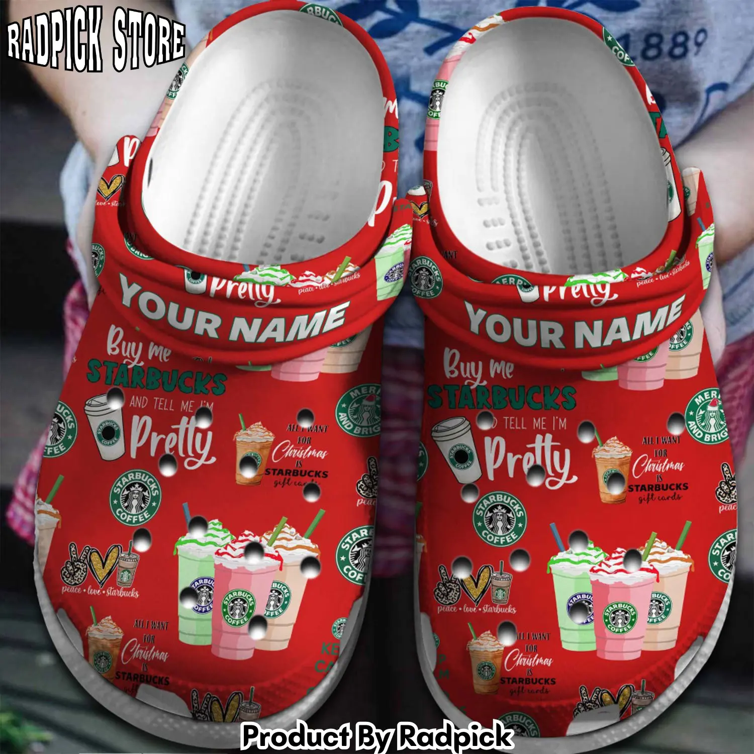 Radpick starbucks clogs shoes comfortable for men women urs rp6521178